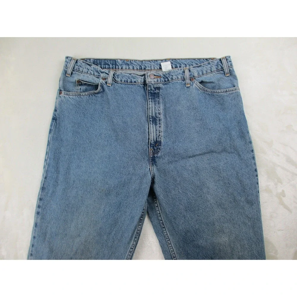 VINTAGE Levi's 553 Pants Mens 44 Blue Denim Jeans Relaxed Fit Straight 44X30*‎